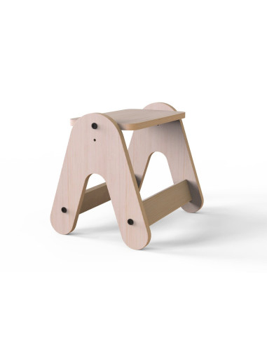 UP-Mtyz_massam2,Masuta si tabla 2 in 1 cu scaunel MamaToyz Massam, Ursulet