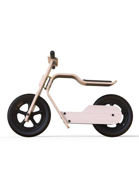 UP-Mtyz_RideMe,Bicicleta fara pedale MamaToyz RideMe, din lemn natural