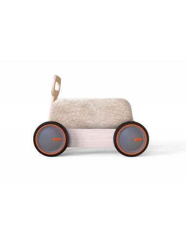 UP-Mtyz_rideonsoft1,Masinuta ride-on, premergator si carucior de jucarii MamaToyz DriveMe Soft, Ursulet - Jucarie din lemn 3 in 