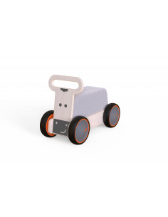 UP-Mtyz_rideonsoft2,Masinuta ride-on, premergator si carucior de jucarii MamaToyz DriveMe Soft, Vacuta - Jucarie din lemn 3 in 1 2