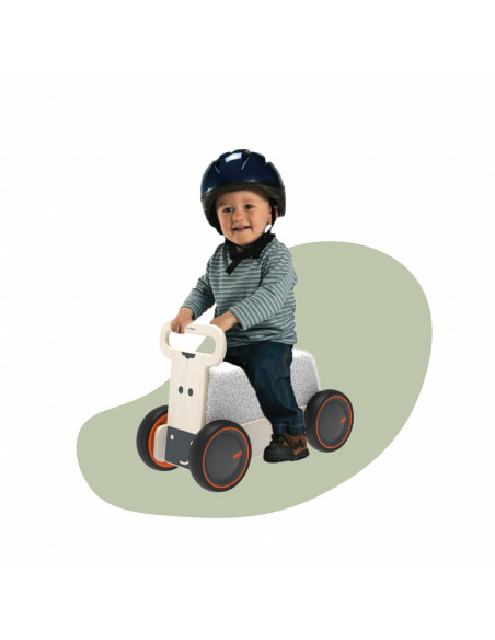 UP-Mtyz_rideonsoft2,Masinuta ride-on, premergator si carucior de jucarii MamaToyz DriveMe Soft, Vacuta - Jucarie din lemn 3 in 1