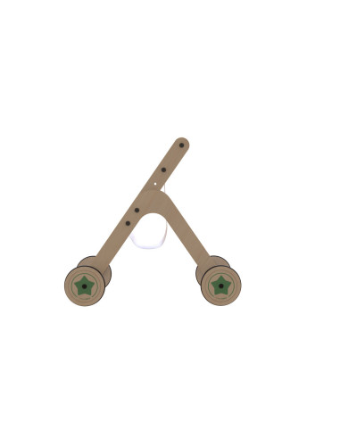 UP-Mtyz_stroller,Antepremergator din lemn 2 in 1 MamaToyz carucior pentru papusi