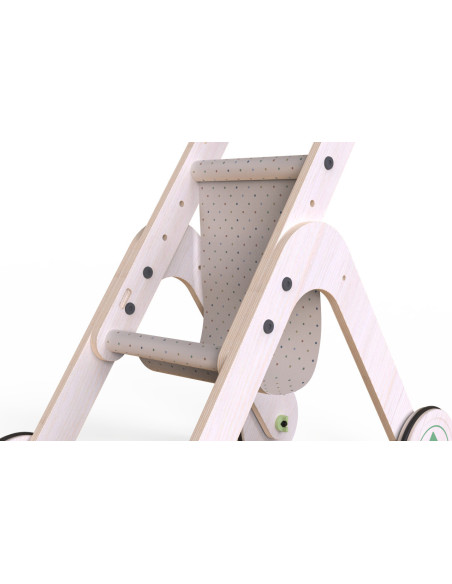 UP-Mtyz_stroller,Antepremergator din lemn 2 in 1 MamaToyz carucior pentru papusi