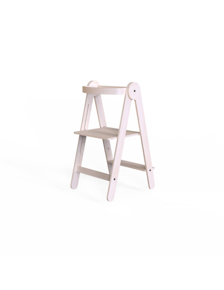 UP-Mtyz_fold,Turn de invatare pliabil MamaToyz Learning Tower din lemn, Natur