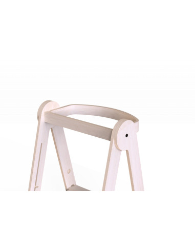 UP-Mtyz_fold,Turn de invatare pliabil MamaToyz Learning Tower din lemn, Natur