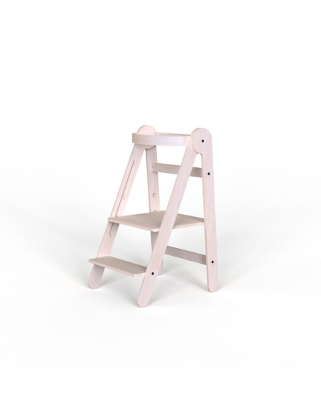 UP-Mtyz_fold,Turn de invatare pliabil MamaToyz Learning Tower din lemn, Natur