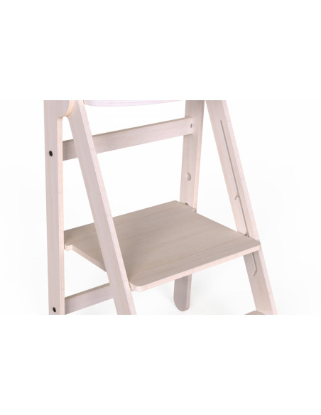 UP-Mtyz_fold,Turn de invatare pliabil MamaToyz Learning Tower din lemn, Natur