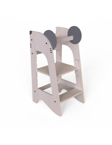 UP-Mtyz_kule,Turn de invatare MamaToyz Learning Tower din lemn, Soricel