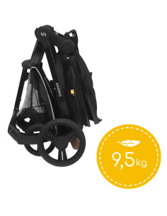 UP-sk_2020071,Carucior transformabil 2 in 1 Skiddou Nasjo Onyx, Negru 2