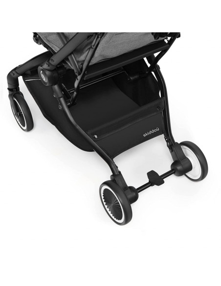 UP-sk_2020051,Carucior sport pliabil Skiddou Espoo+ Onyx, ultracompact pentru calatorii, Negru