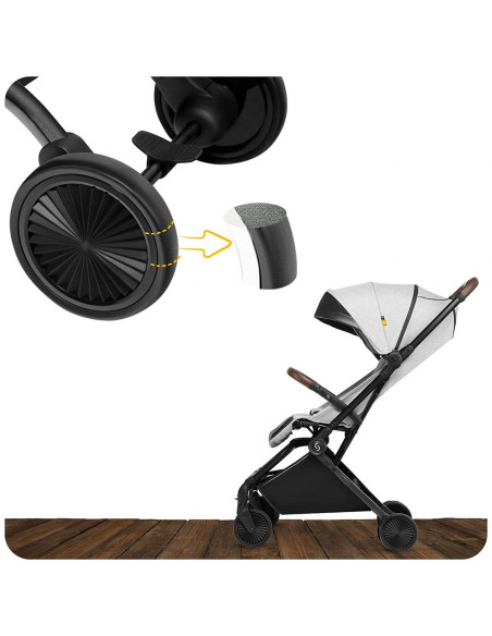 UP-sk_2020053,Carucior sport pliabil Skiddou Espoo+ Normandic Dream, ultracompact pentru calatorii, Gri