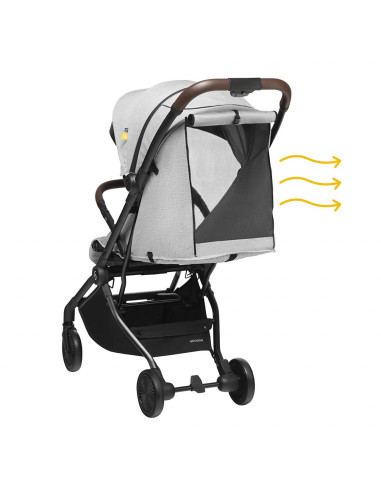 UP-sk_2020053,Carucior sport pliabil Skiddou Espoo+ Normandic Dream, ultracompact pentru calatorii, Gri