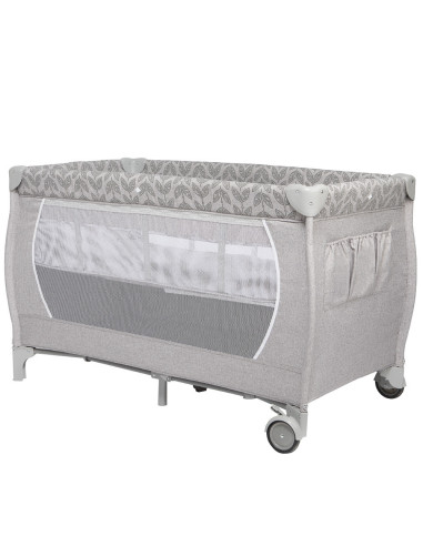 UP-sk_2040022,Patut de calatorie pliabil Skiddou Lunar, 2 nivele, Normandic Dream, Gri