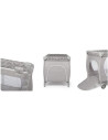 UP-sk_2040022,Patut de calatorie pliabil Skiddou Lunar, 2 nivele, Normandic Dream, Gri