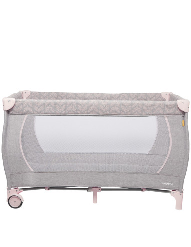 UP-sk_2040023,Patut de calatorie pliabil Skiddou Lunar, 2 nivele, Keep Pink, Roz