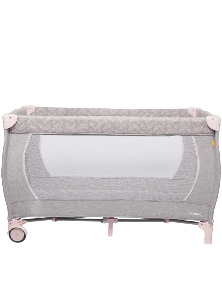 UP-sk_2040023,Patut de calatorie pliabil Skiddou Lunar, 2 nivele, Keep Pink, Roz
