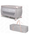 UP-sk_2040023,Patut de calatorie pliabil Skiddou Lunar, 2 nivele, Keep Pink, Roz