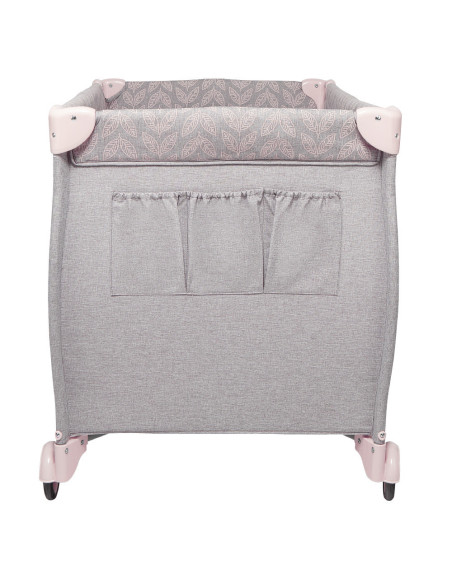 UP-sk_2040023,Patut de calatorie pliabil Skiddou Lunar, 2 nivele, Keep Pink, Roz