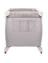 UP-sk_2040023,Patut de calatorie pliabil Skiddou Lunar, 2 nivele, Keep Pink, Roz