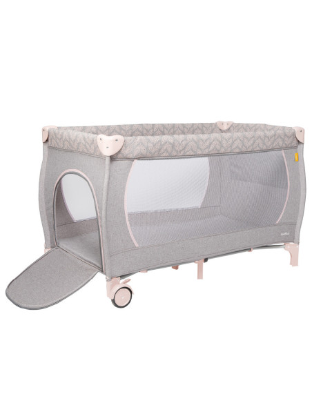 UP-sk_2040023,Patut de calatorie pliabil Skiddou Lunar, 2 nivele, Keep Pink, Roz