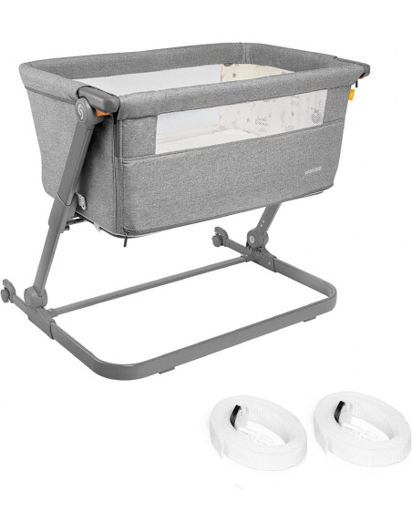 UP-sk_2040012,Patut 3 in 1 co-sleeping Skiddou Natt, Normandic Dream, Gri deschis