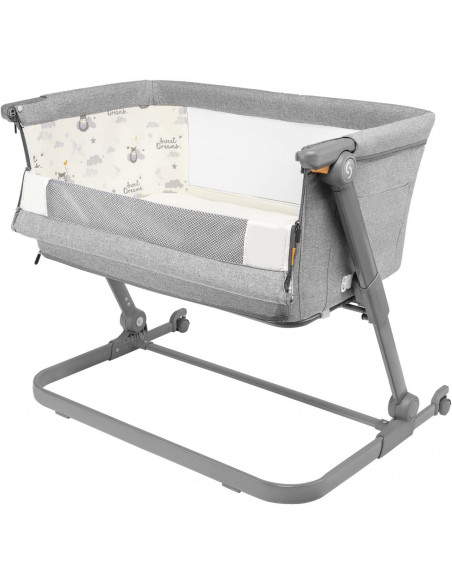 UP-sk_2040012,Patut 3 in 1 co-sleeping Skiddou Natt, Normandic Dream, Gri deschis