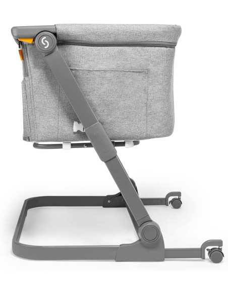 UP-sk_2040012,Patut 3 in 1 co-sleeping Skiddou Natt, Normandic Dream, Gri deschis