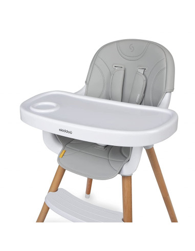 UP-sk_2060012,Scaun de masa 2 in 1 transformabil Skiddou Sunt, Normandic Dream, Gri deschis