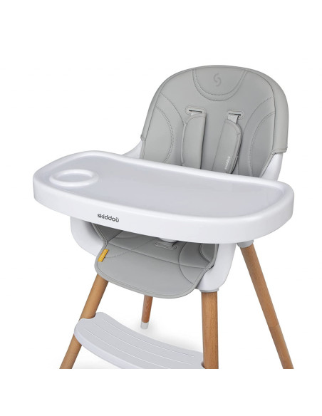 UP-sk_2060012,Scaun de masa 2 in 1 transformabil Skiddou Sunt, Normandic Dream, Gri deschis