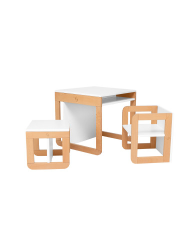 UP-sk_2060042,Set mobilier 8in1 Skiddou Mob, Puff catcher, Alb