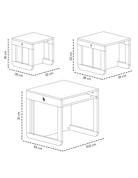 UP-sk_2060042,Set mobilier 8in1 Skiddou Mob, Puff catcher, Alb