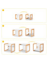 UP-sk_2060042,Set mobilier 8in1 Skiddou Mob, Puff catcher, Alb