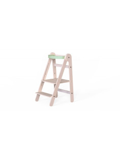 UP-Mtyz_fold_mint,Turn de invatare pliabil MamaToyz Learning Tower din lemn, Verde 2