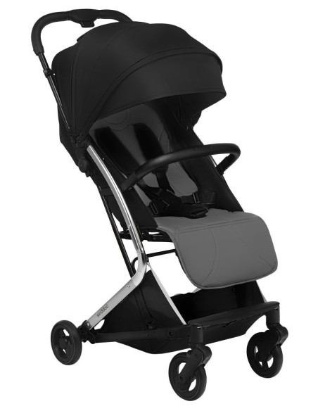 UP-sk_2020121,Carucior sport pliabil Skiddou Mikkeli Onyx, ultracompact pentru calatorii, Negru