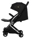 UP-sk_2020121,Carucior sport pliabil Skiddou Mikkeli Onyx, ultracompact pentru calatorii, Negru