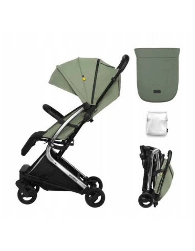 UP-sk_2020123,Carucior sport pliabil Skiddou Mikkeli Wild climber, ultracompact pentru calatorii, Verde