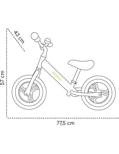 UP-sk_2030011,Bicicleta fara pedale Nils, Skiddou, Keep Pink, Roz