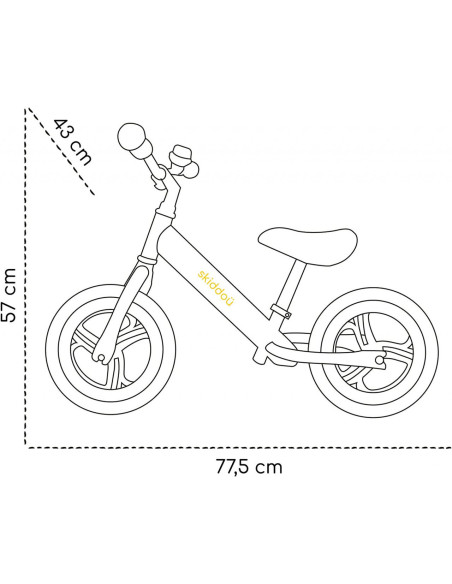 UP-sk_2030011,Bicicleta fara pedale Nils, Skiddou, Keep Pink, Roz