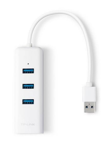 Adaptor Ethernet Gigabit TP-Link UE330, USB 3.0, cu hub 3