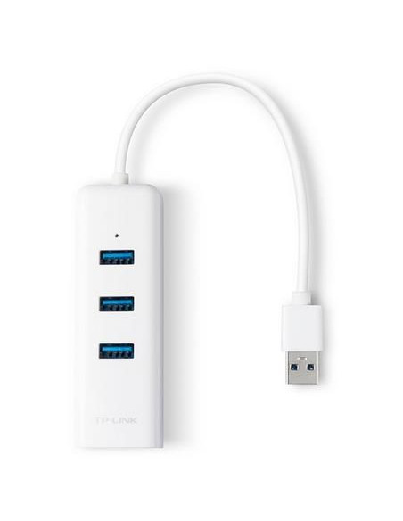 Adaptor Ethernet Gigabit TP-Link UE330, USB 3.0, cu hub 3
