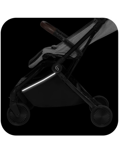 UP-sk_2020013,Carucior sport pliabil Skiddou Espoo Normandic Dream, ultracompact pentru calatorii, Gri