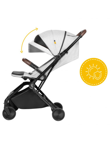 UP-sk_2020013,Carucior sport pliabil Skiddou Espoo Normandic Dream, ultracompact pentru calatorii, Gri