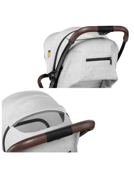 UP-sk_2020013,Carucior sport pliabil Skiddou Espoo Normandic Dream, ultracompact pentru calatorii, Gri