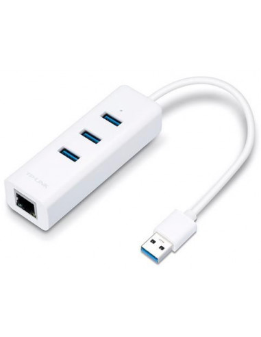 Adaptor Ethernet Gigabit TP-Link UE330, USB 3.0, cu hub 3