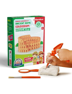 UP-ARK2247,Arkerobox - Set arheologic educational si puzzle 3D, Roma antica, Colosseum