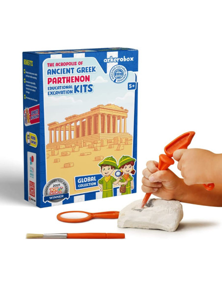 UP-ARK2254,Arkerobox - Set arheologic educational si puzzle 3D, Grecia antica, Parthenon