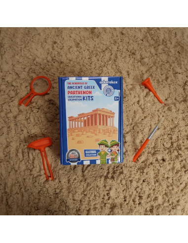 UP-ARK2254,Arkerobox - Set arheologic educational si puzzle 3D, Grecia antica, Parthenon
