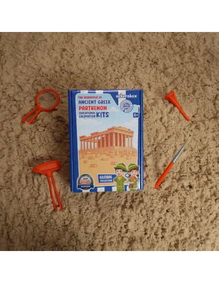 UP-ARK2254,Arkerobox - Set arheologic educational si puzzle 3D, Grecia antica, Parthenon