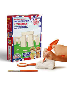 UP-ARK2223,Arkerobox - Set arheologic educational si puzzle 3D, Marea Britanie antica, Stonehenge