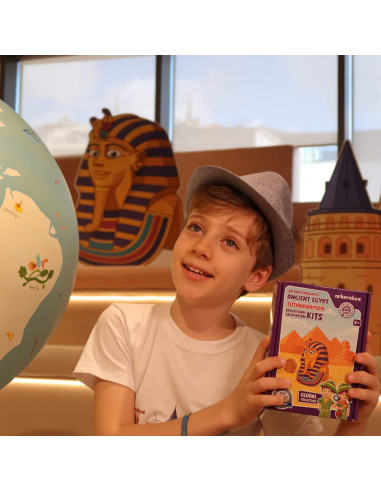 UP-ARK2230,Arkerobox - Set arheologic educational si puzzle 3D, Egiptul Antic, Tutankhamon